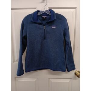 Patagonia Better Sweater 1/4 Zip Women’s Small Berlin Blue Fleece Pullover